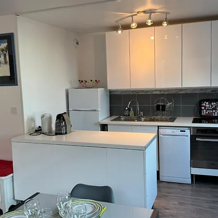 2 Pieces Avec Balcon, Parking, Internet Et Animaux Acceptes A - Fr-1-487-375 * Cabourg
